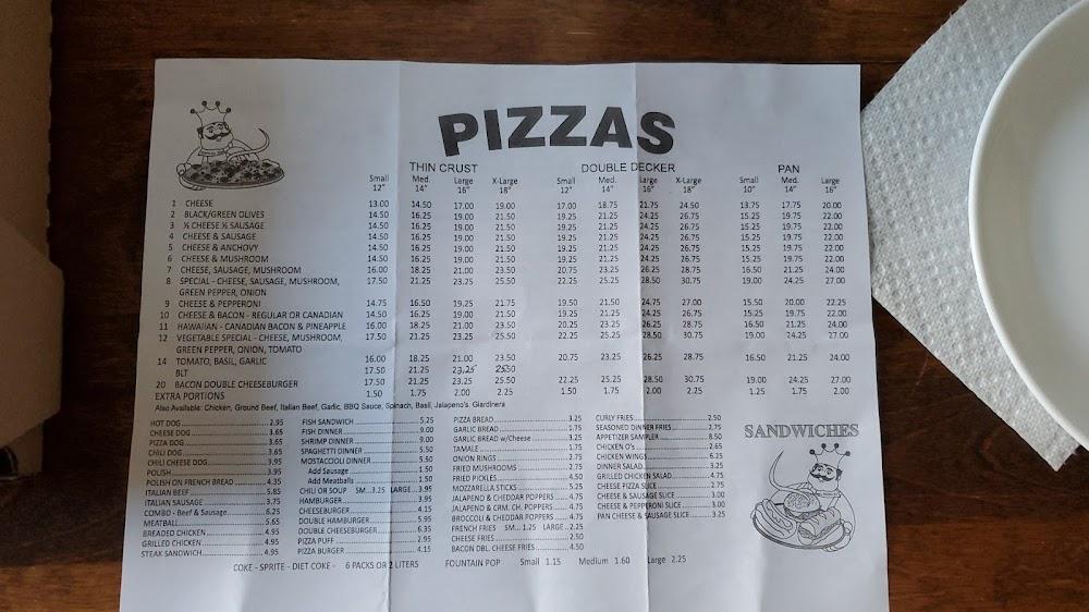 The Pizza Place Menu image 3
