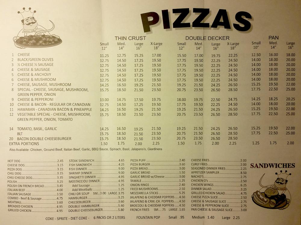 The Pizza Place Menu image 4